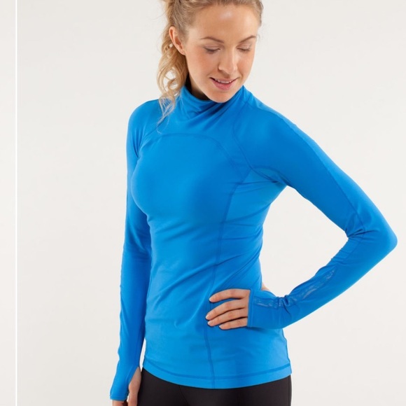 Lululemon Run: Speedy Turtleneck Beaming Blue SZ 8 - Picture 2 of 14